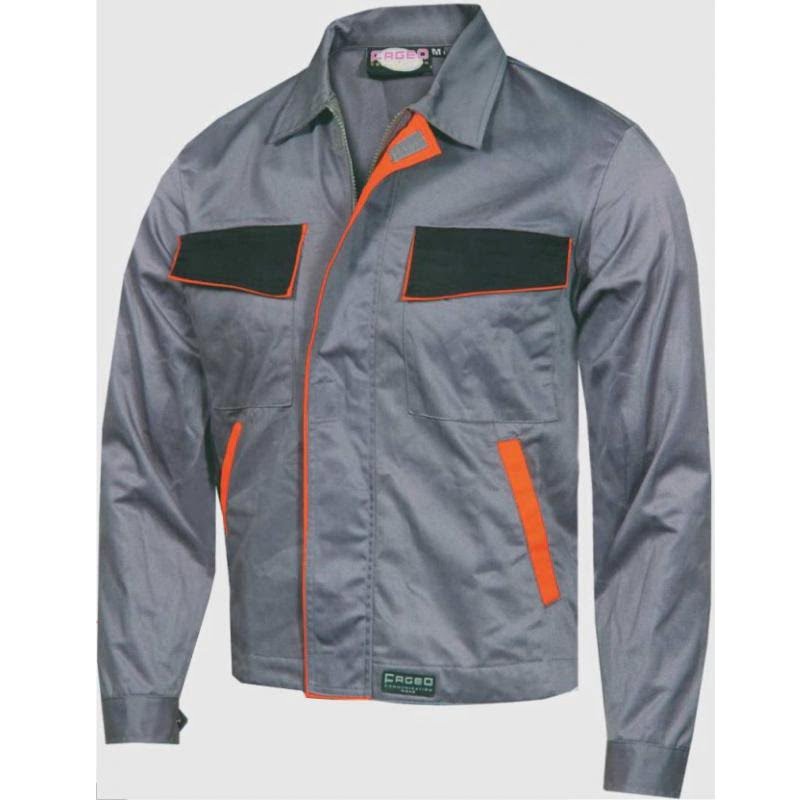 FAGEO 00559 Σακάκι εργασίας με velcro στην μέση - Image 2